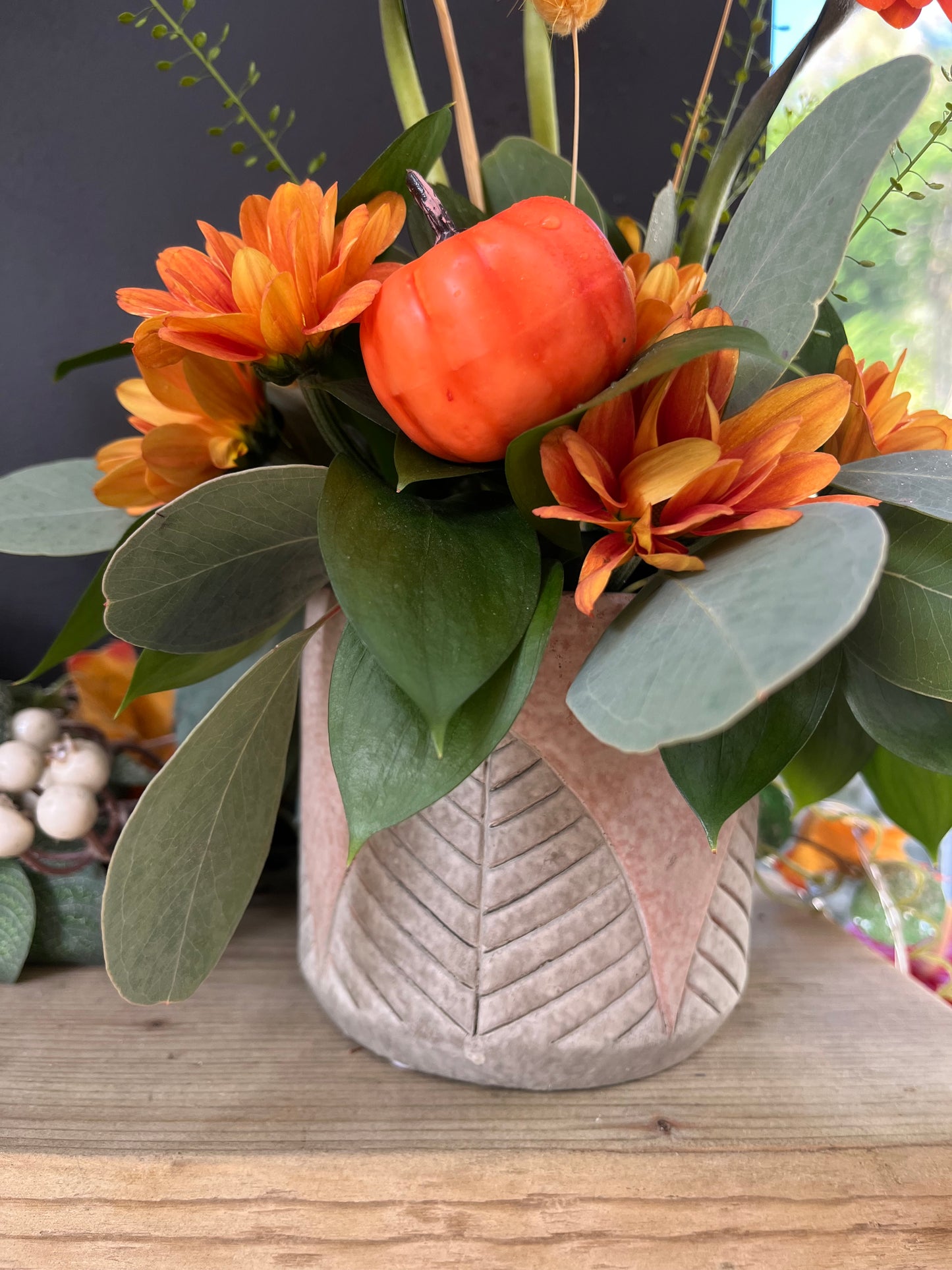 Autumnal Table Arrangement